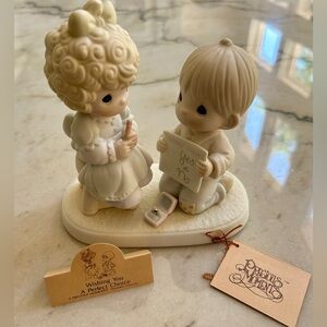Precious Moments- Wishing You A Perfect Choice Figurine circa 1988